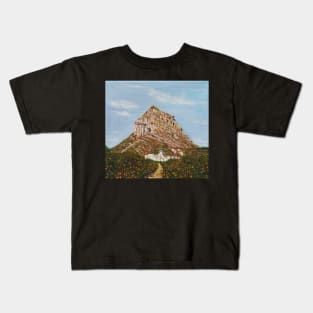 MOUNTAIN MONTGO AND THE ORANGE GROVES, JAVEA, SPAIN Kids T-Shirt